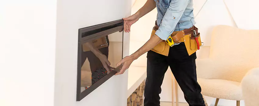 Metal Fireplace Installation in Vista, California