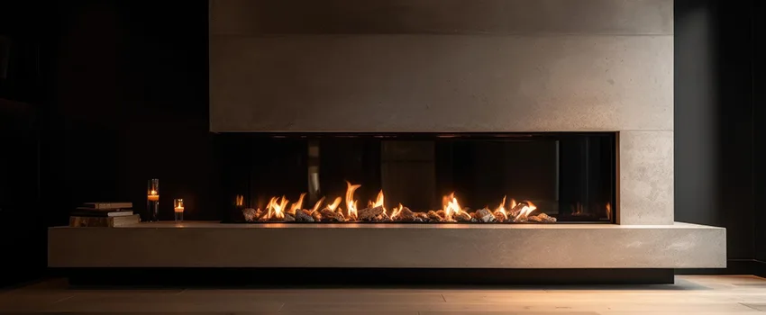 Gas Fireplace Ember Bed Design Services in Vista, California
