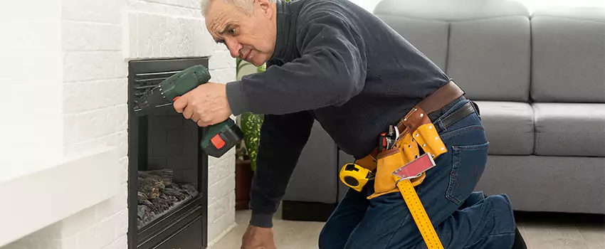 New Indoor Fireplace Installation in Vista, California