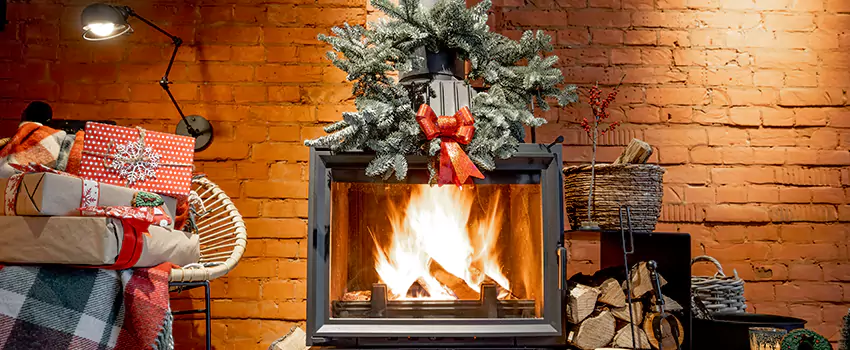 Travis Industries Linear Gas Fireplace Installation in Vista, California