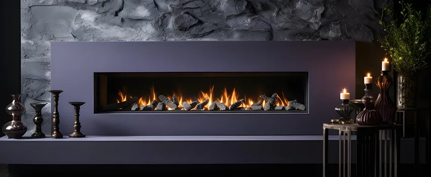 Ember Bed for Ventless Gas Fireplace in Vista, CA