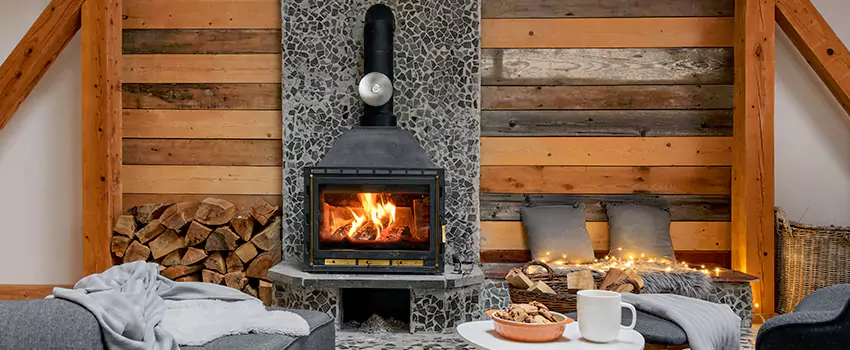 Thelin Hearth Products Direct Vent Gas Stove Fireplace Inspection in Vista, California